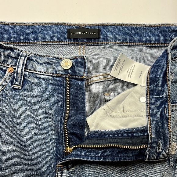 Silver Jeans Not Your Boyfriends Jeans High Rise Size 27 - Picture 16 of 16